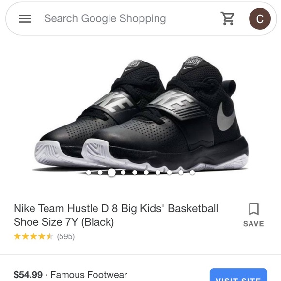 Girls Nike shoes - Picture 5 of 5